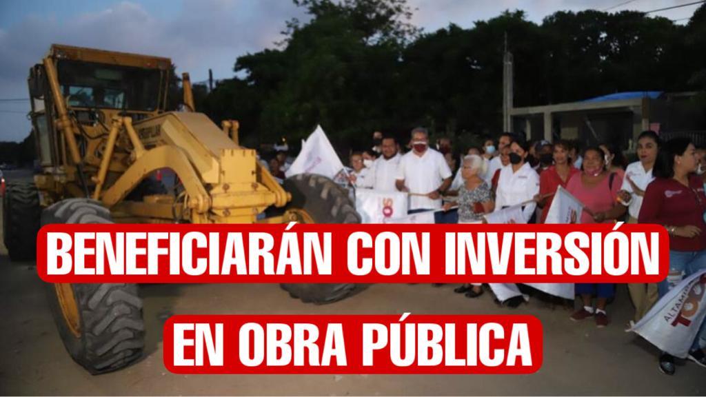 Magna inversión en obra pública recibe la colonia Miramar