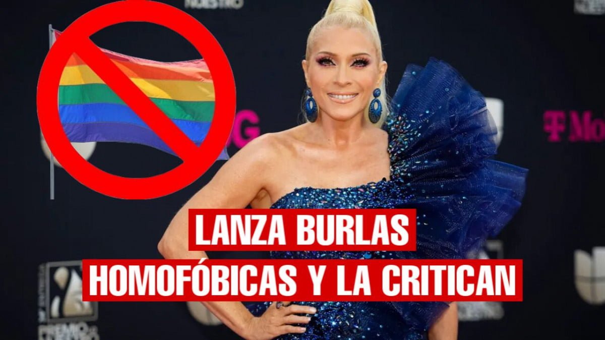 Yuri vuelve a lanzar comentarios homofóbicos y la critican