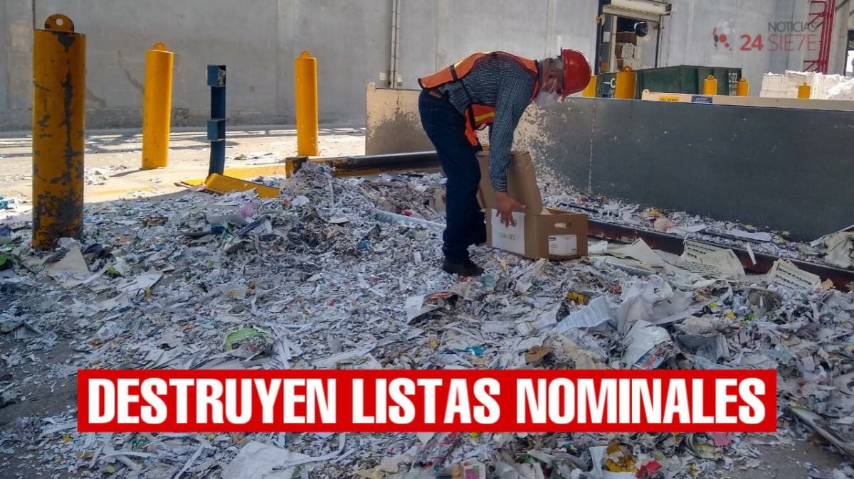 Destruyen 878 cuadernillos para revocación de mandato