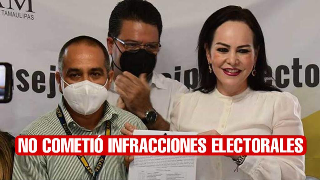 Resuelve IETAM a favor de Carmen Lilia Canturosas, no cometió infracciones electorales en 2021