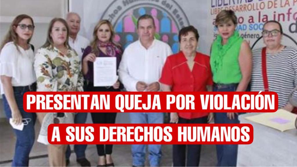 Mujeres priistas presentan queja ante la Comisión de Derechos Humanos por violación a sus derechos humanos
