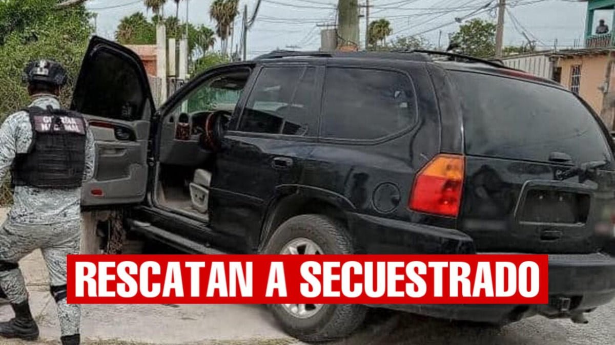 Rescata Guardia Nacional a una persona privada de su libertad