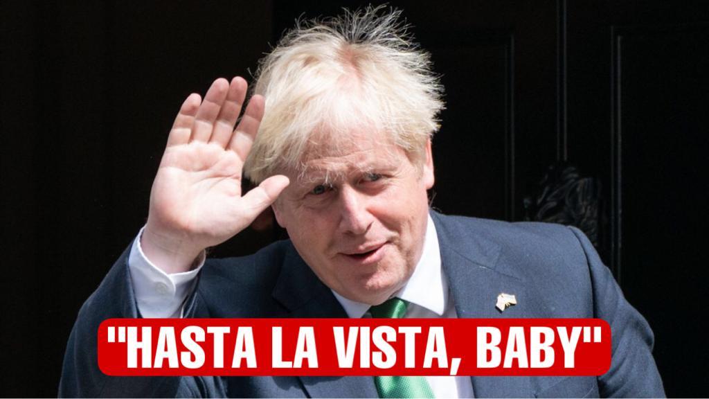 Se despide Boris Johnson del Parlamento Británico con un “hasta la vista, baby”
