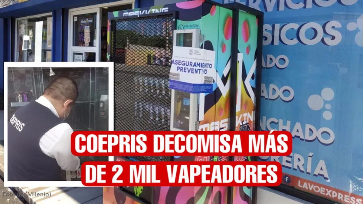 Son decomisados más 2 mil vapeadores en Tamaulipas