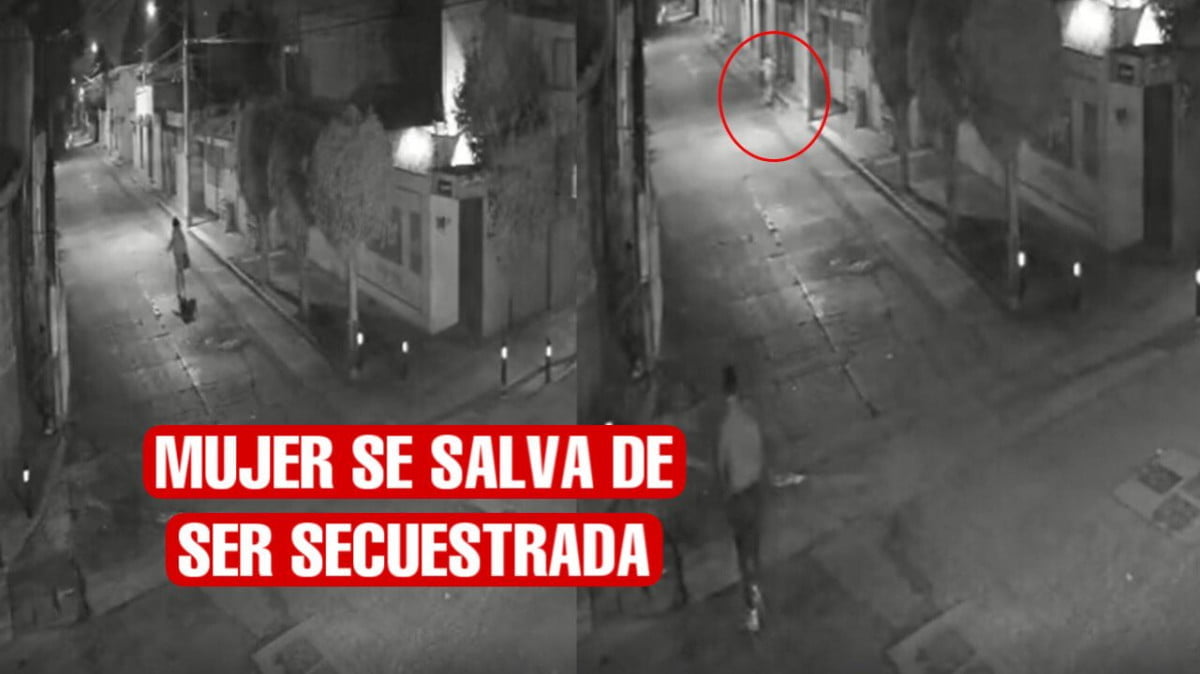 Mujer logra escapar de dos sujetos que intentaban secuestrarla
