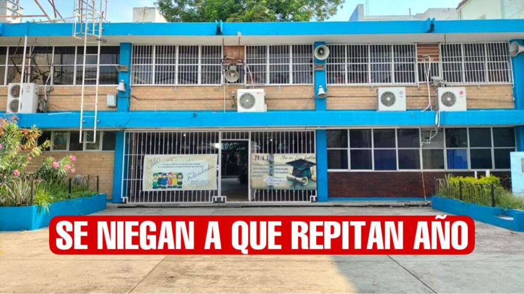 Padres se niegan a qué sus hijos repitan año escolar