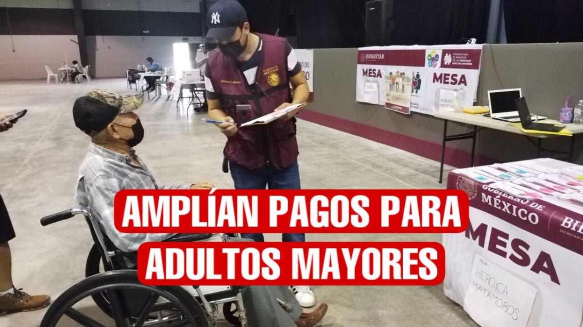 Amplían pago de 65 y más en zona urbana de Matamoros