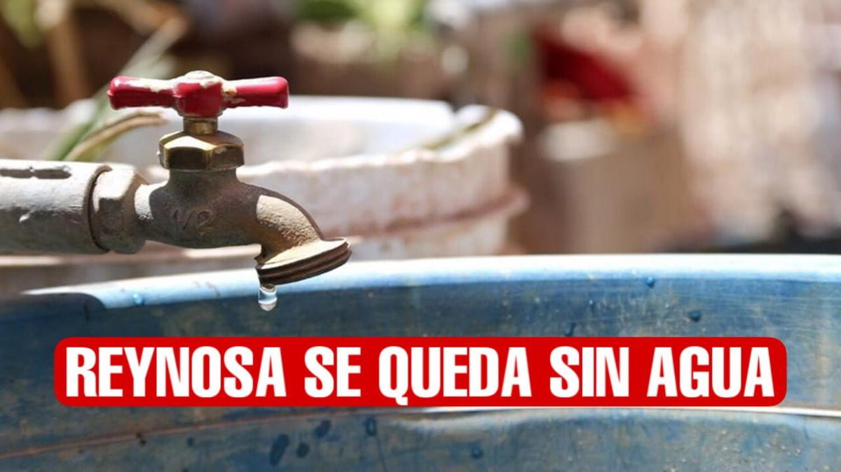Anuncian suspensión temporal de agua potable en Reynosa