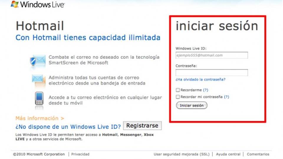 ¿Aún usas Hotmail?, entonces ya tienes tus añitos