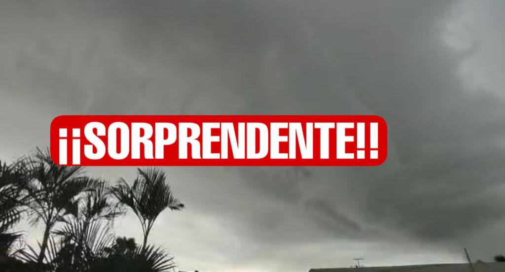 Captan nuevamente “Shelf Cloud” sobre playa Miramar 