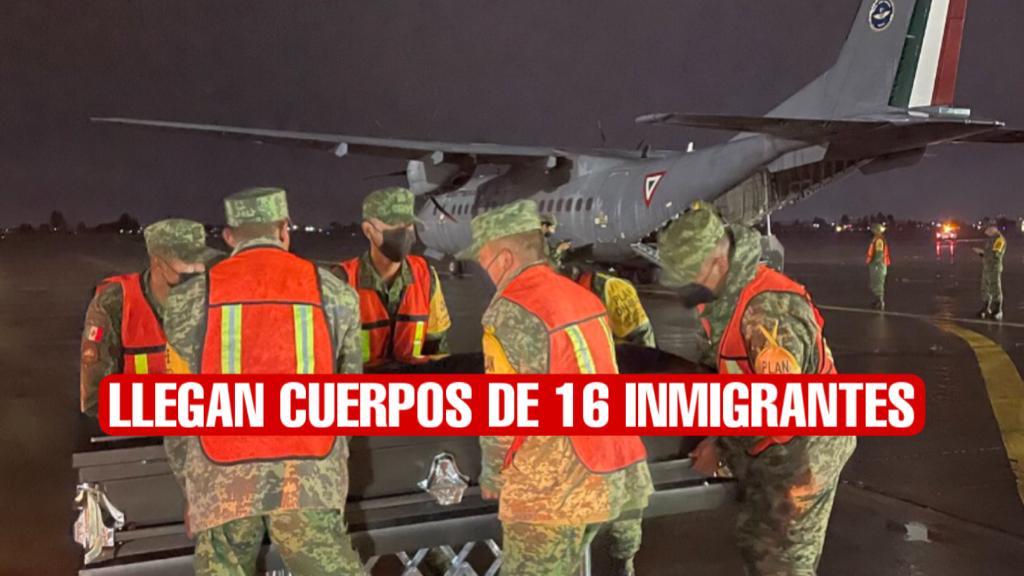 Repatrian cuerpos de 16 migrantes mexicanos fallecidos en tráiler en Texas