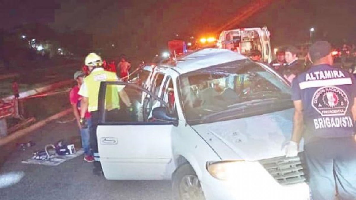 Carreterazo en Tampico deja una mujer muerta y dos heridos