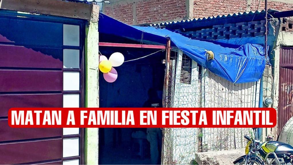 Acribillan a familia en fiesta infantil