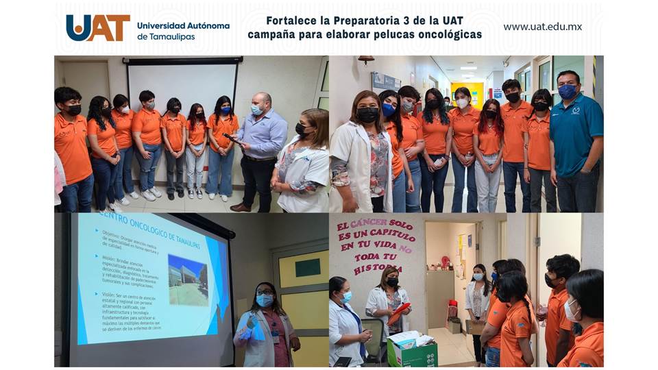 La Preparatoria 3 de la UAT fortalece campaña para elaborar pelucas oncológicas