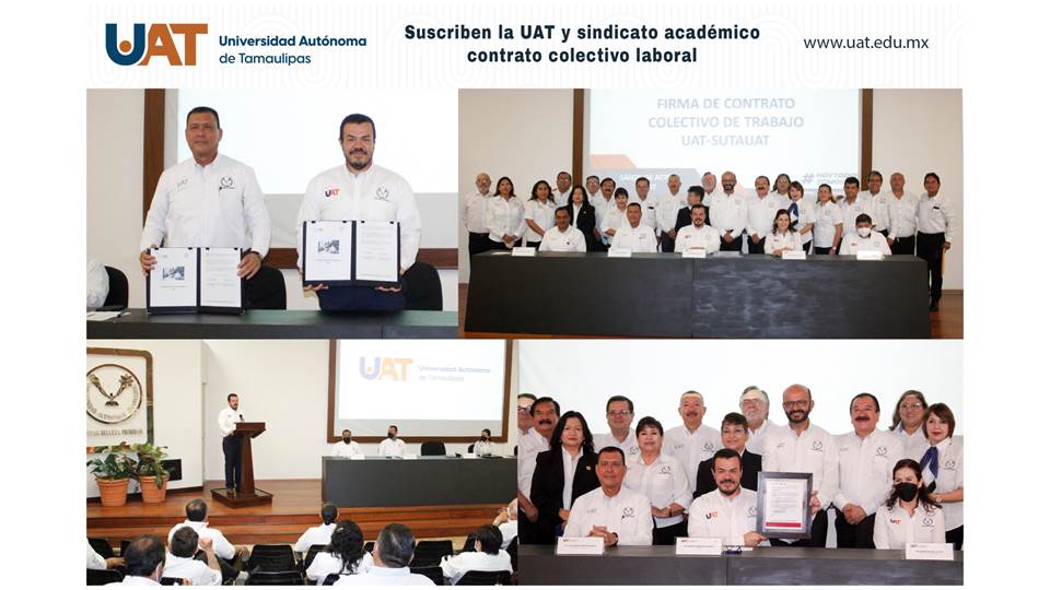 UAT y su sindicato de académicos suscriben contrato colectivo laboral