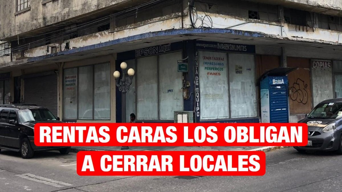 Altos costos de renta, ahuyentan negocios en la zona centro de Tampico