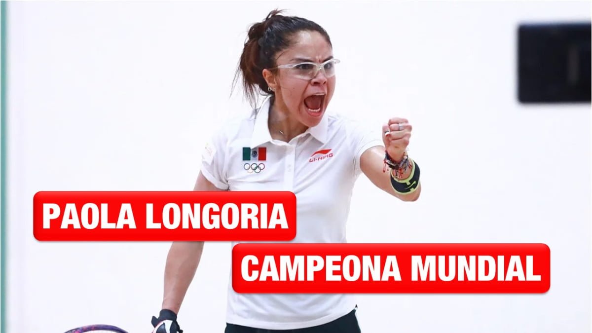 Paola Longoria es campeona en el Mundial de Raquetbol de San Luis Potosí