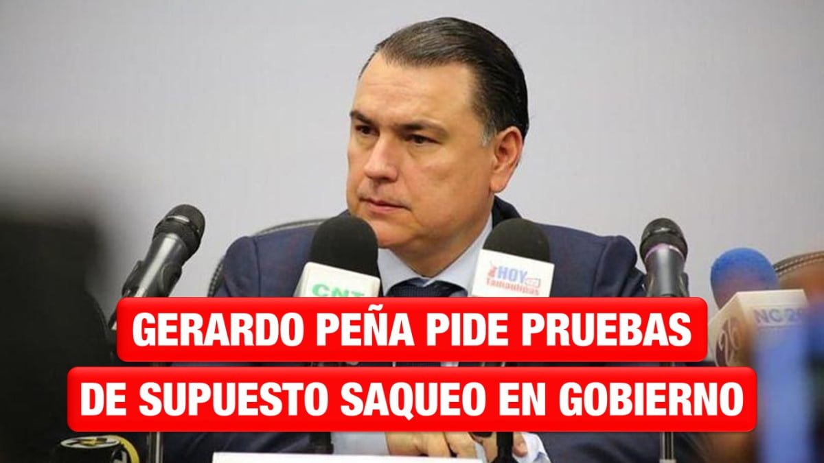 Pide Gerardo Peña que Américo Villarreal presente pruebas sobre «desmantelamiento»
