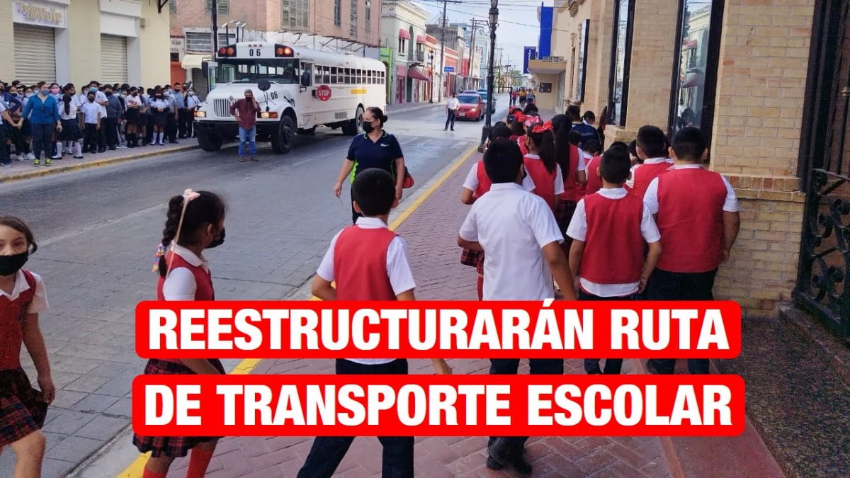 Habrá reestructuración de ruta escolar del municipio.