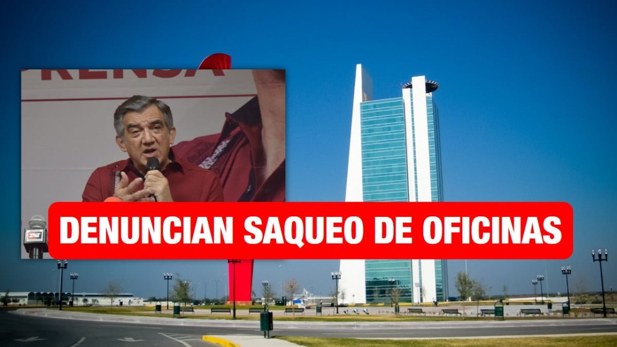 Denuncian que están desmantelando oficinas de gobierno estatal y vendiendo bienes materiales.