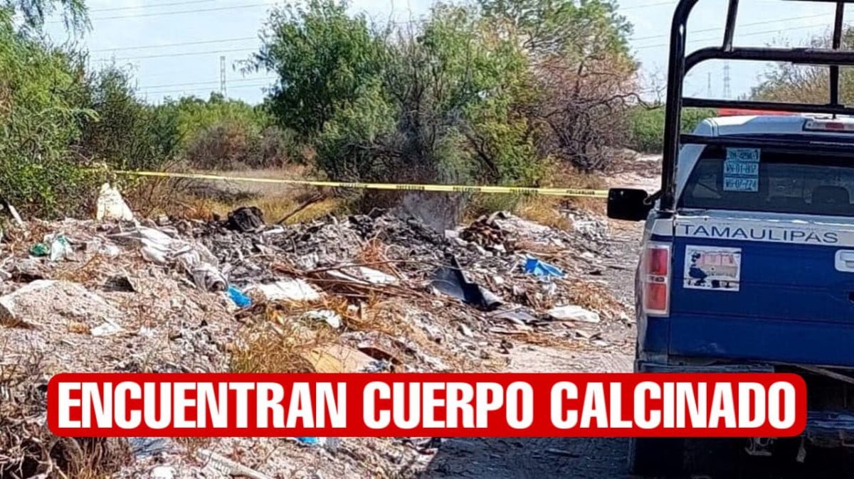 Encuentra cuerpo de un hombre entre llantas quemadas