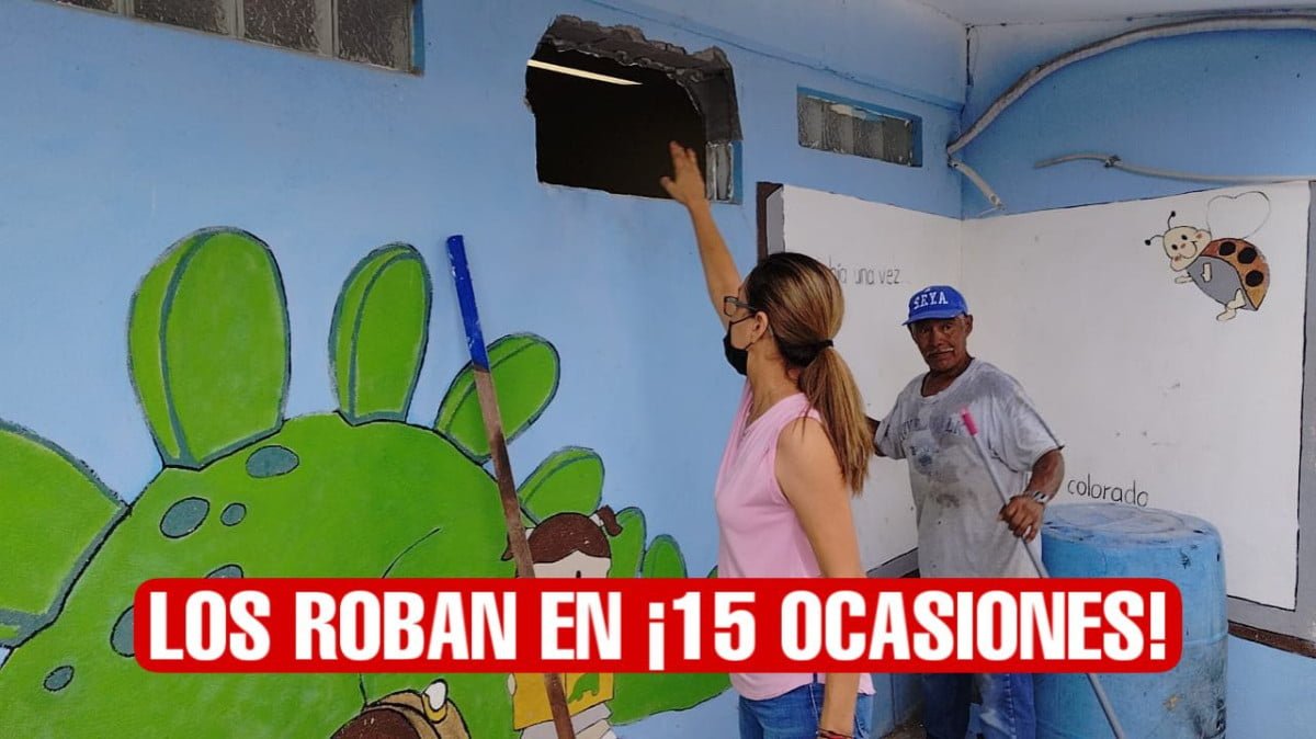 Roban 15 veces en Jardín de Niños Clarita Lerma