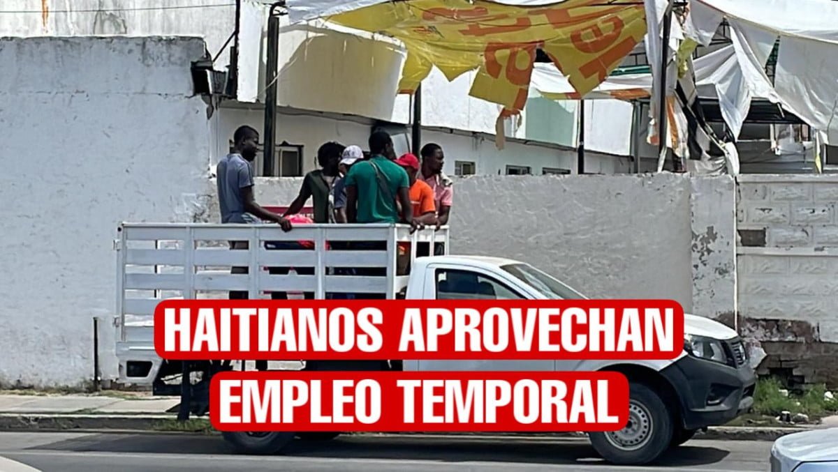 Aprovechan haitianos déficit de mano de obra en Nuevo Laredo para trabajar