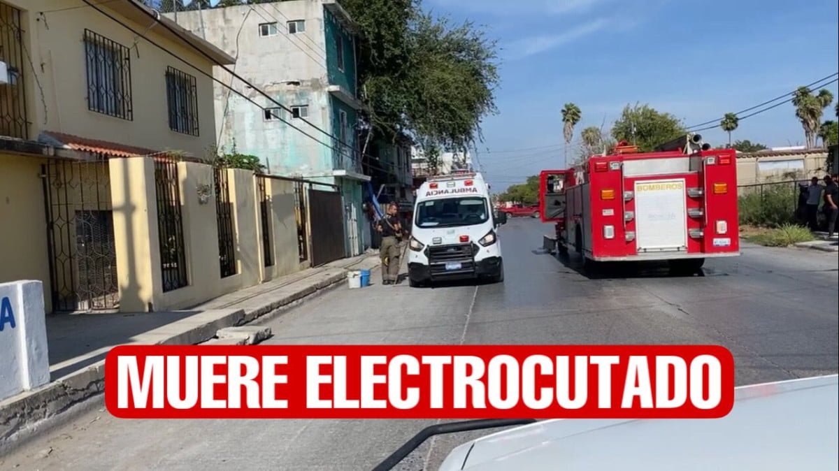 Hombre muere electrocutado en plena vía pública