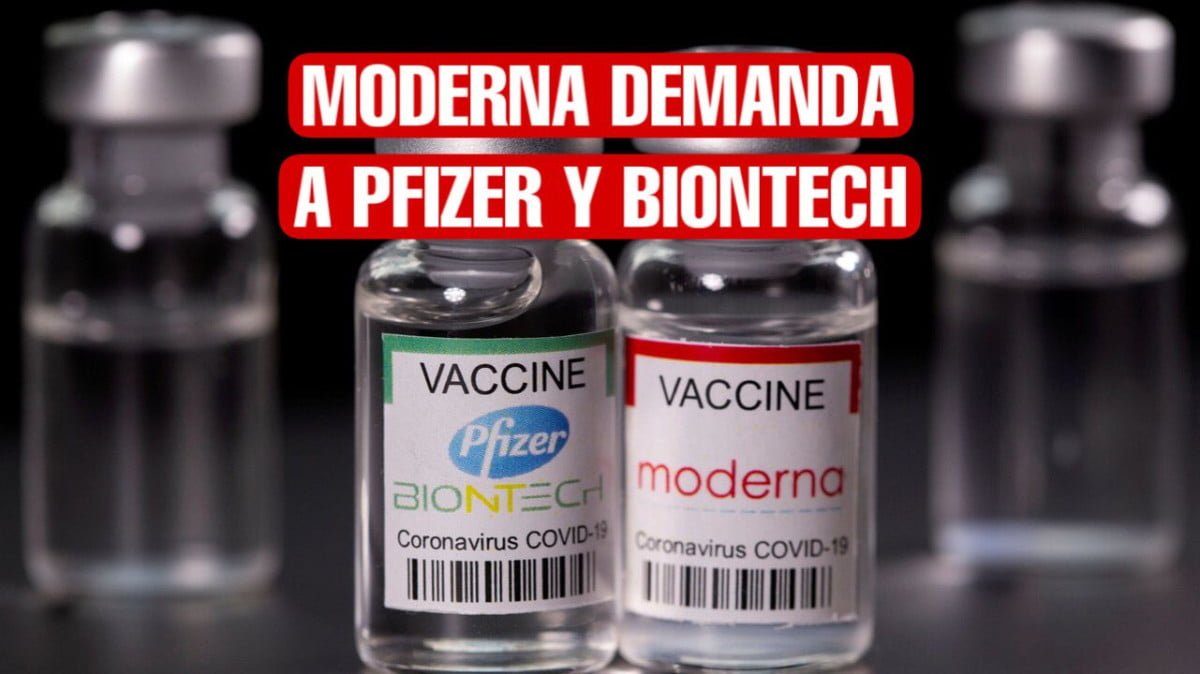 Moderna demanda a Pfizer y BioNTech por patentes en su vacuna contra el Covid-19