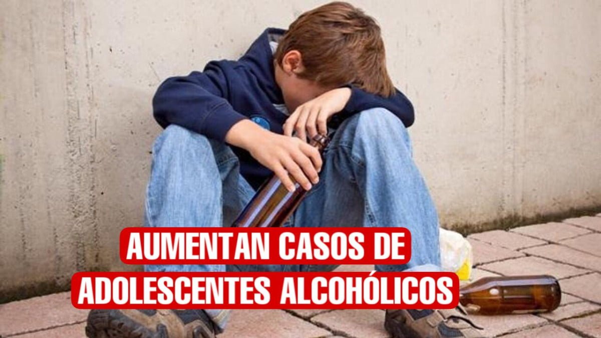 Aumentan casos de niños y adolescentes con alcoholismo