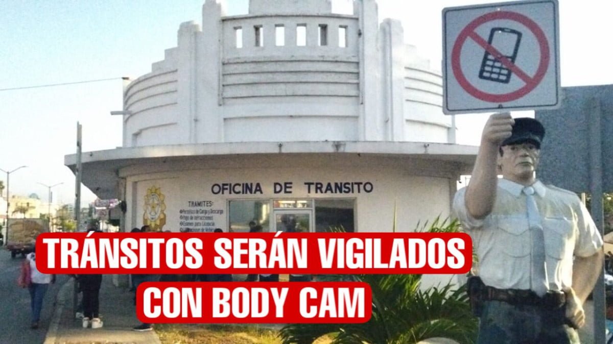 Con body Cam vigilarán a Tránsitos de Tampico; buscan poner un alto a la corrupción