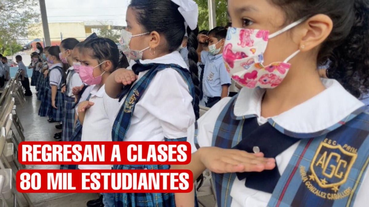 Regresan a clases 80 mil estudiantes en Nuevo Laredo