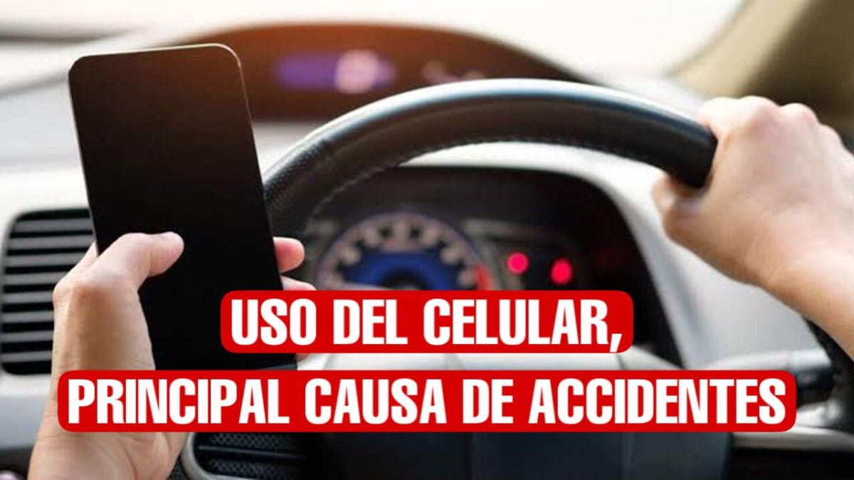 El uso del celular al conducir es el principal motivo de accidentes automovilísticos en Nuevo Laredo