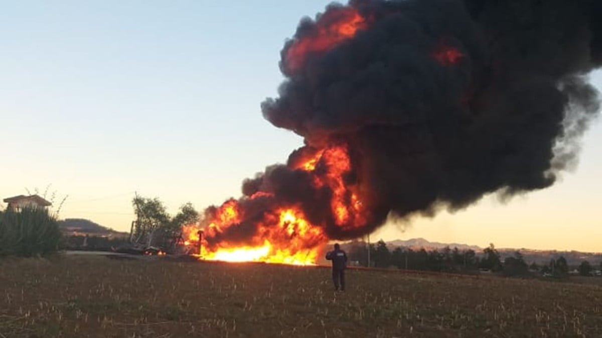 Explota ducto de Pemex en Puebla
