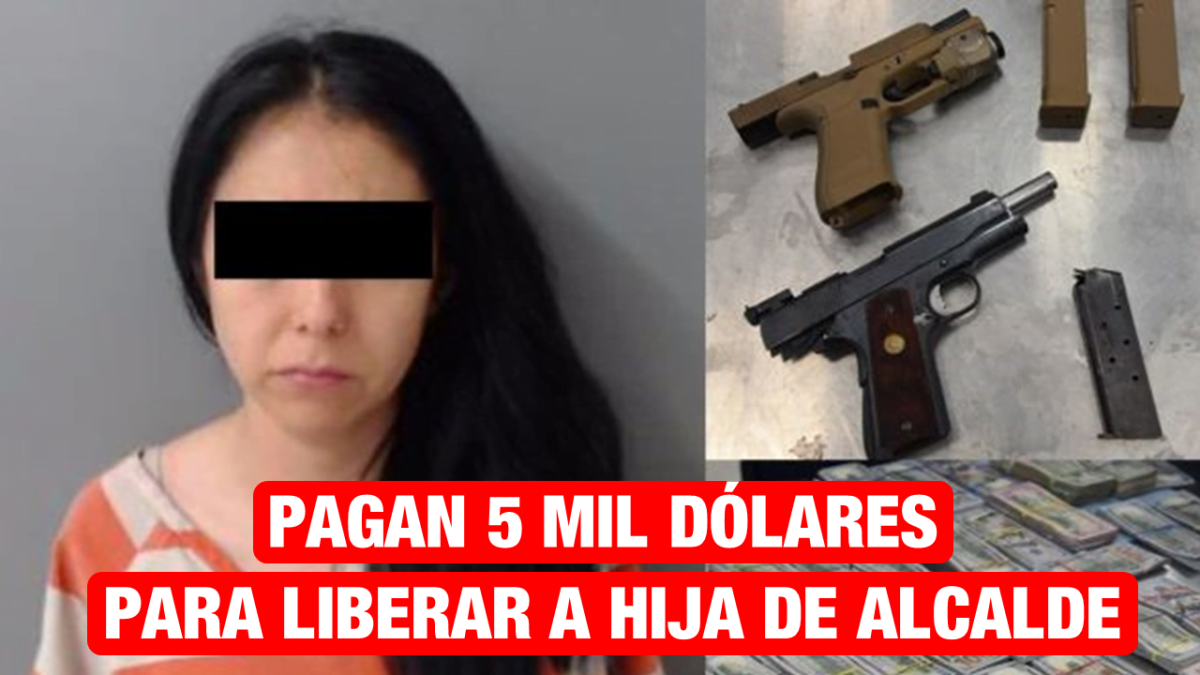 Alcalde paga 5 mil dólares para liberar a su hija