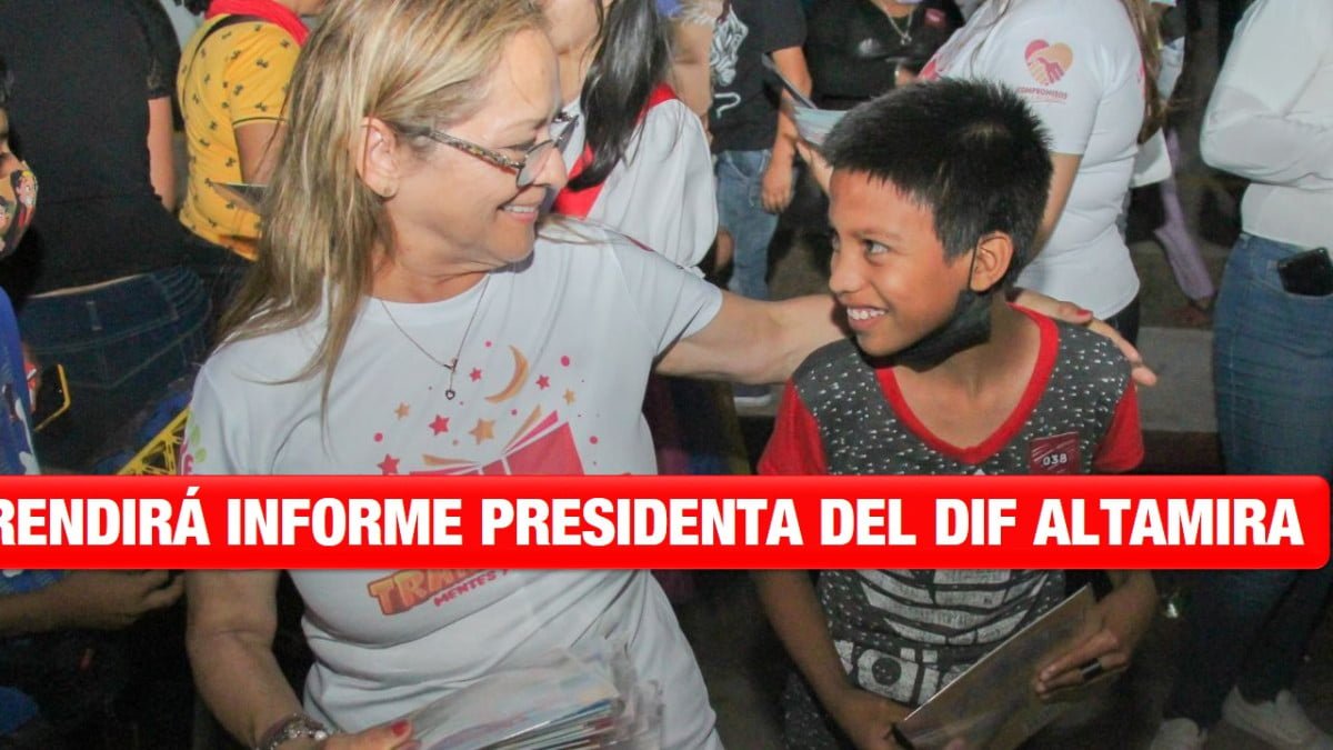Rendirá su primer informe de resultados la presidenta del DIF Altamira