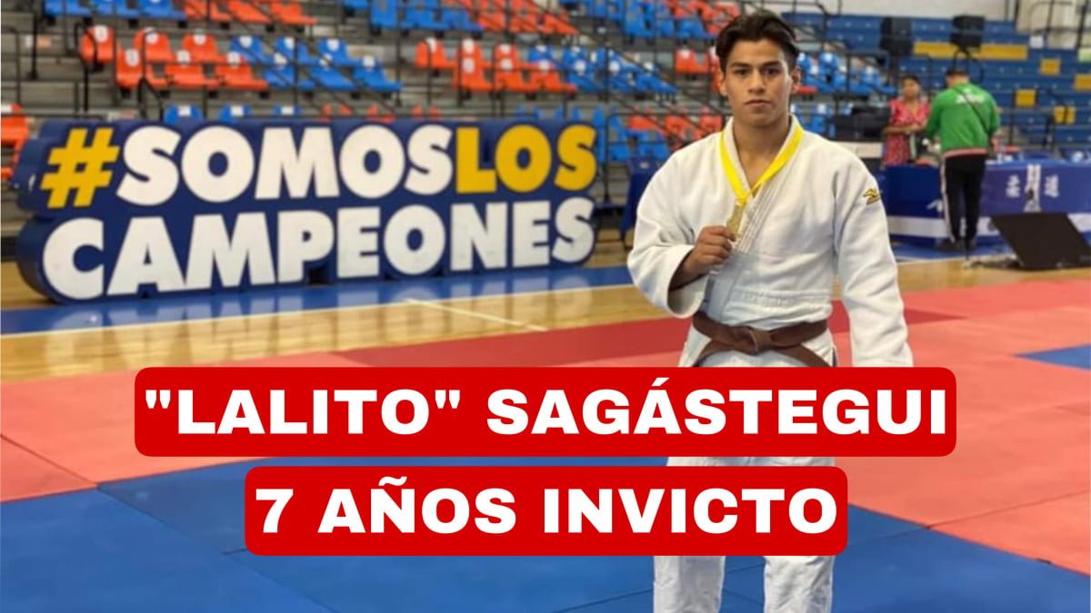El victorense “Lalito” Sagástegui cumple 7 años invicto en judo