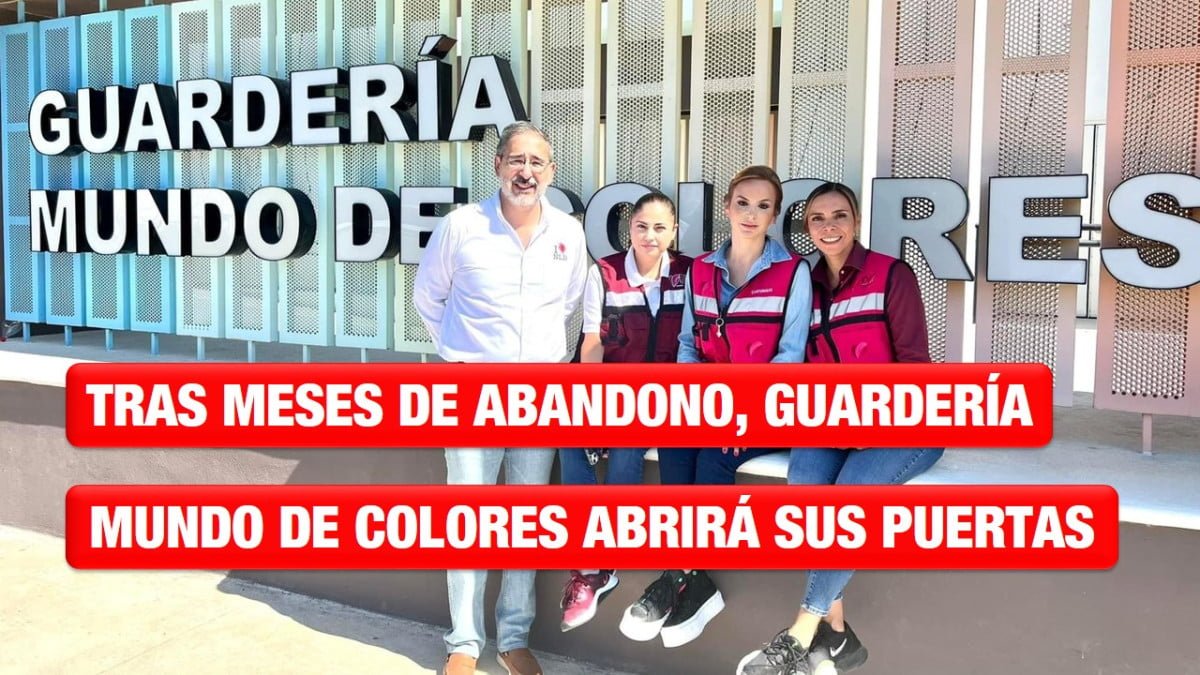 Después de meses de abandono, la Guardería Mundo de Colores abrirá sus puertas