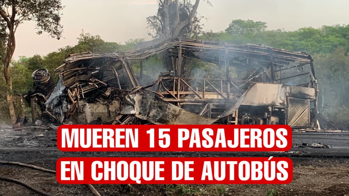 ¡Tragedia! Mueren 15 pasajeros de autobús tras chocar en la carretera Victoria-Monterrey