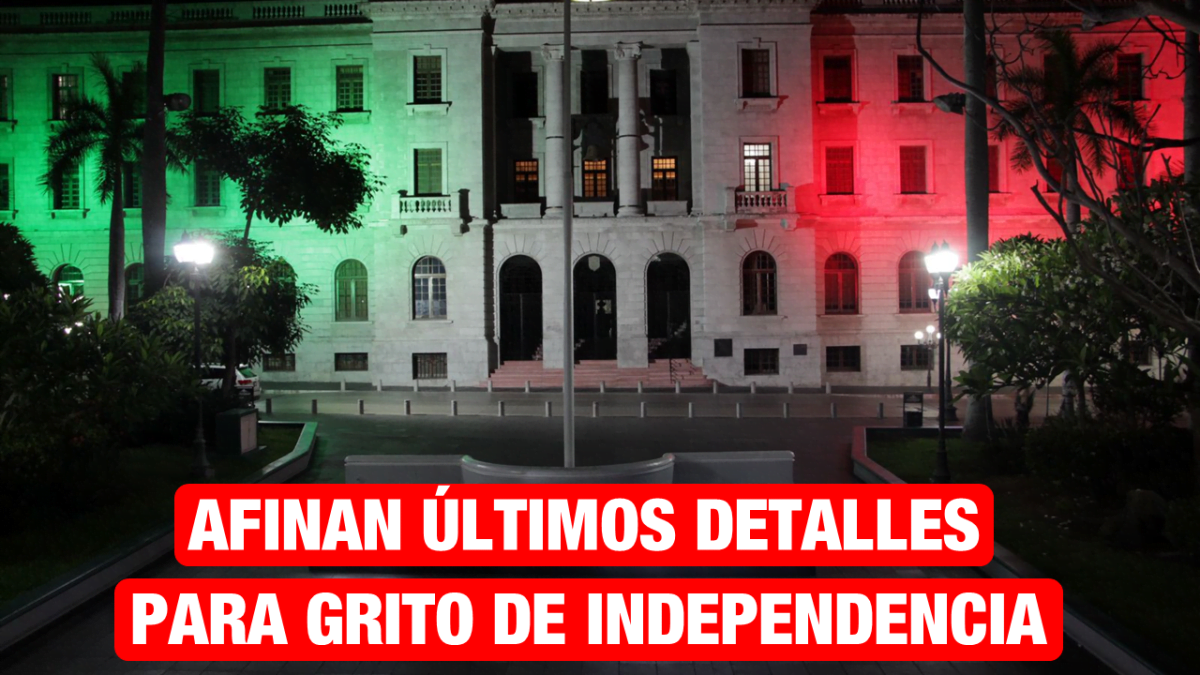 Alistan últimos detalles para el grito de independencia
