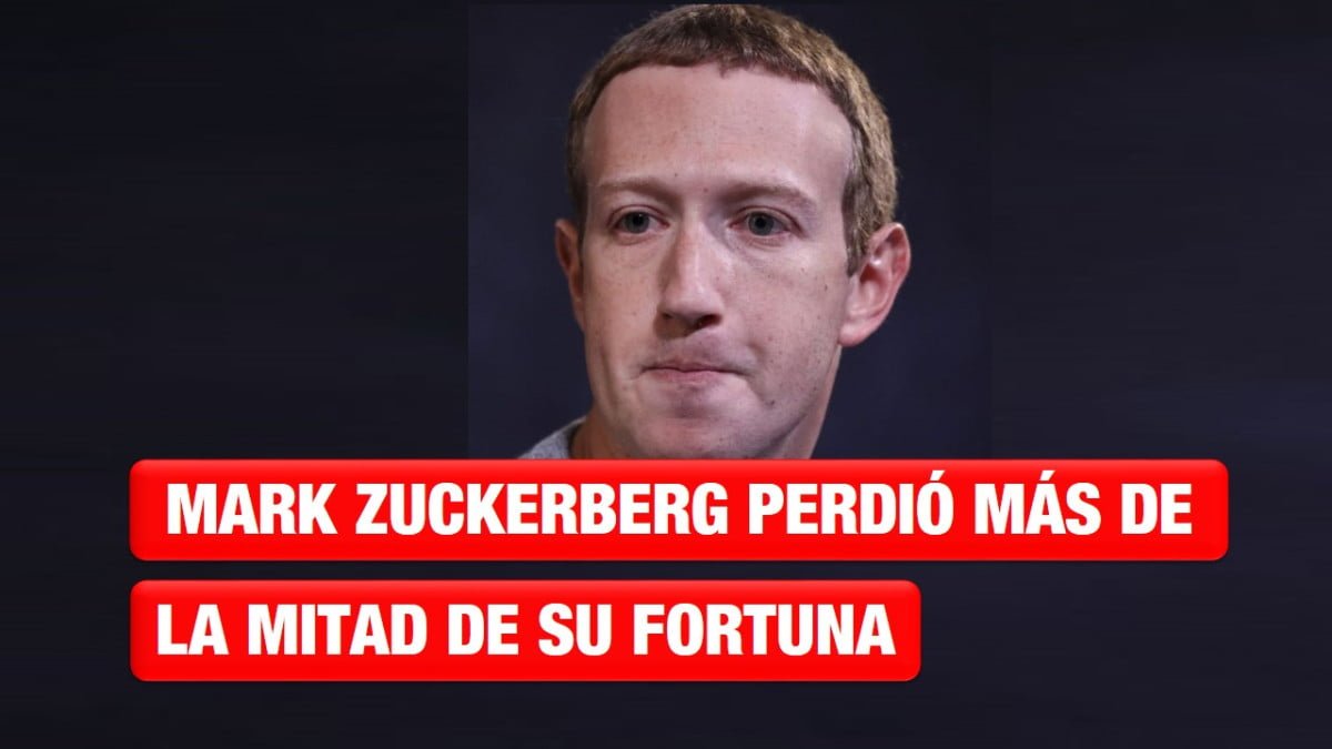 Mark Zuckerberg perdió más de la mitad de su fortuna por impulsar el metaverso