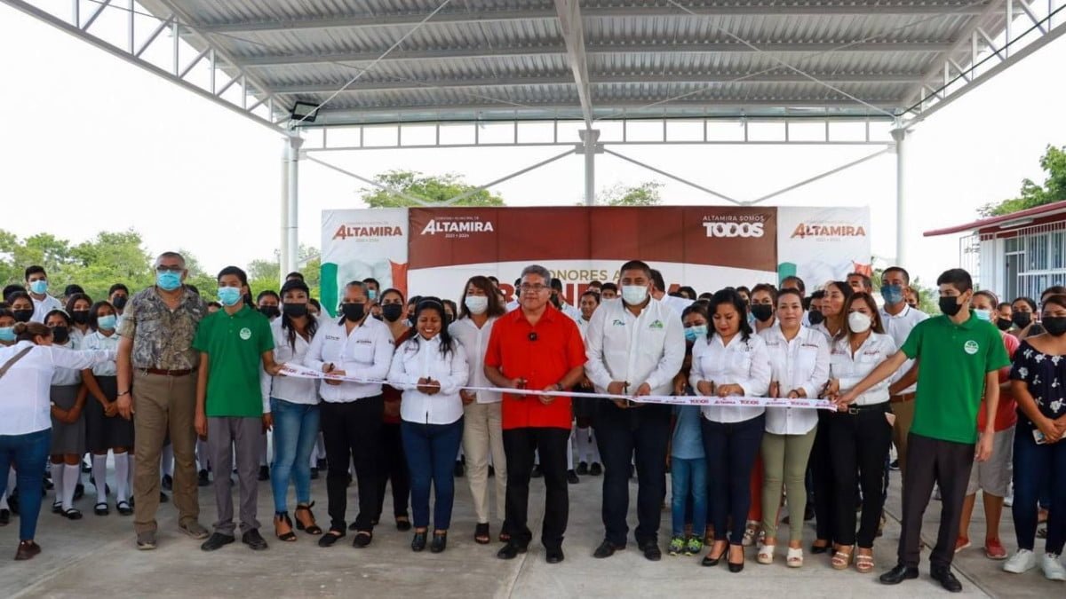 Crece Altamira en infraestructura educativa