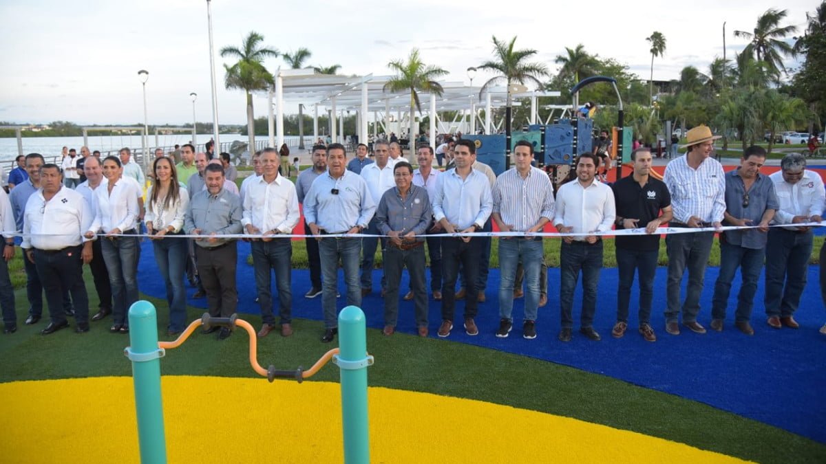 Inauguran Cabeza de Vaca y Chucho Nader Tercera Etapa del Parque Laguna del Carpintero