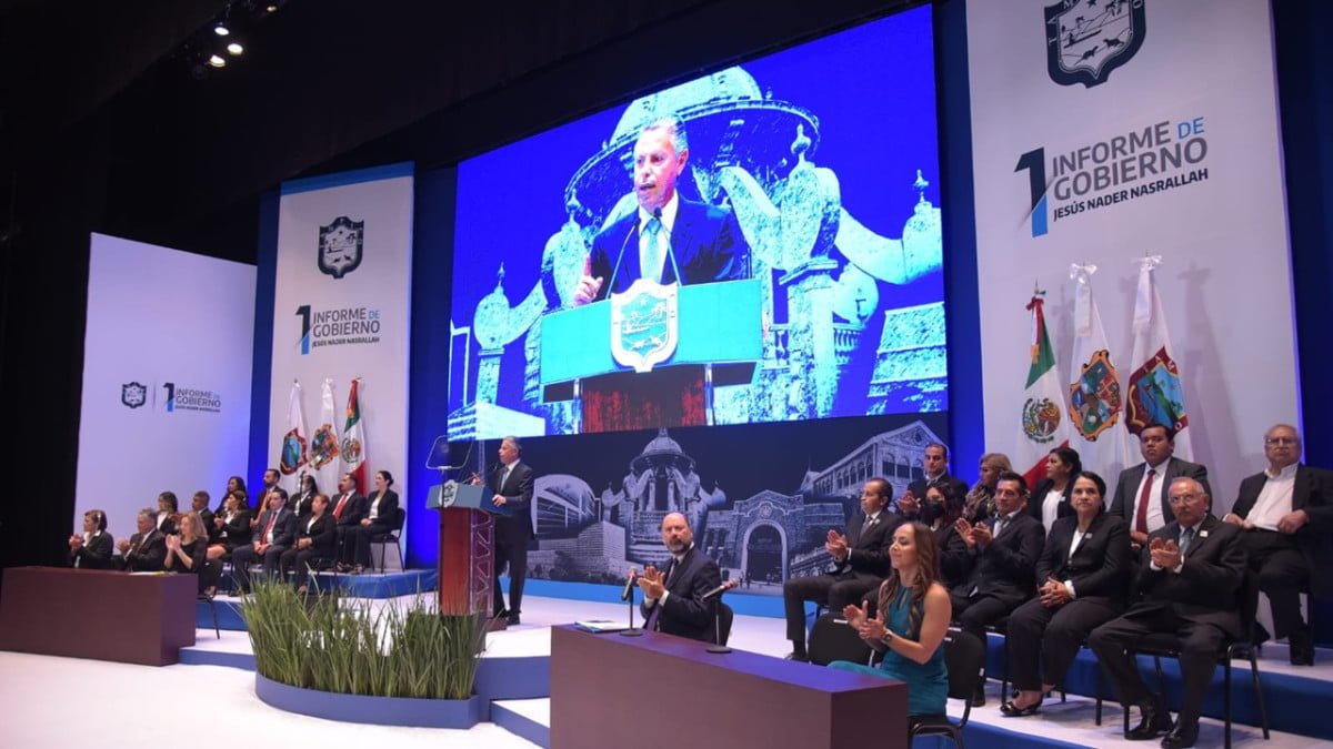 Rinde Chucho Nader su primer informe de gobierno
