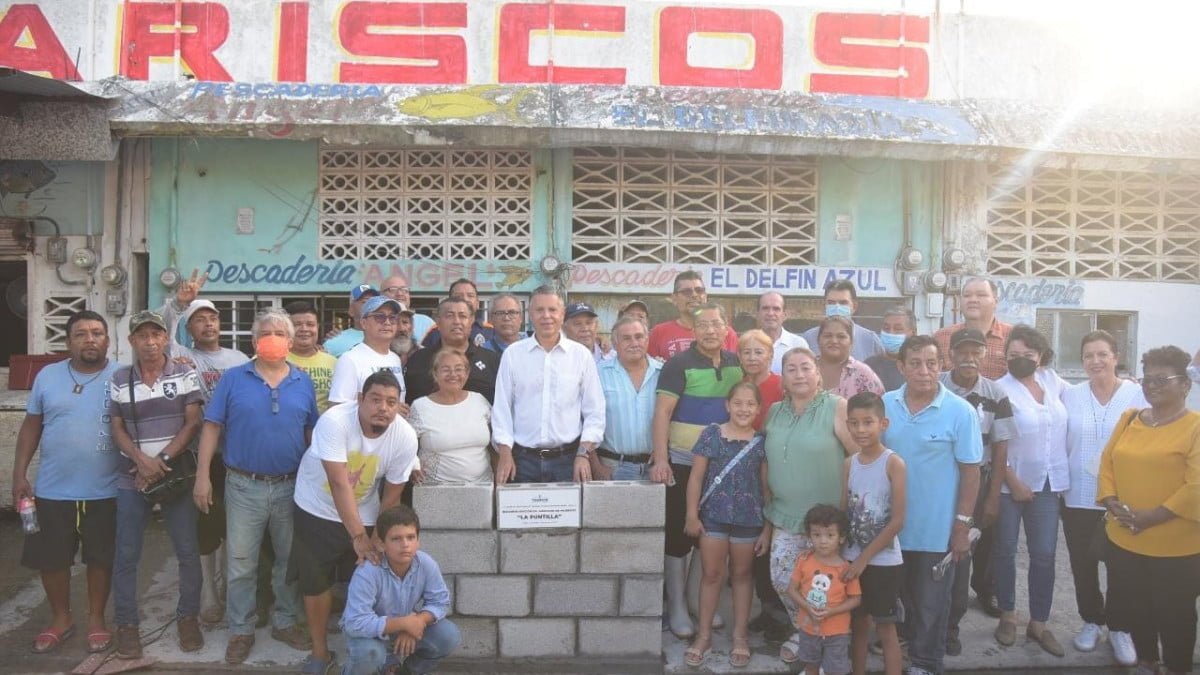 Inicia Chucho Nader Construcción de Nuevo Mercado de Mariscos La Puntilla
