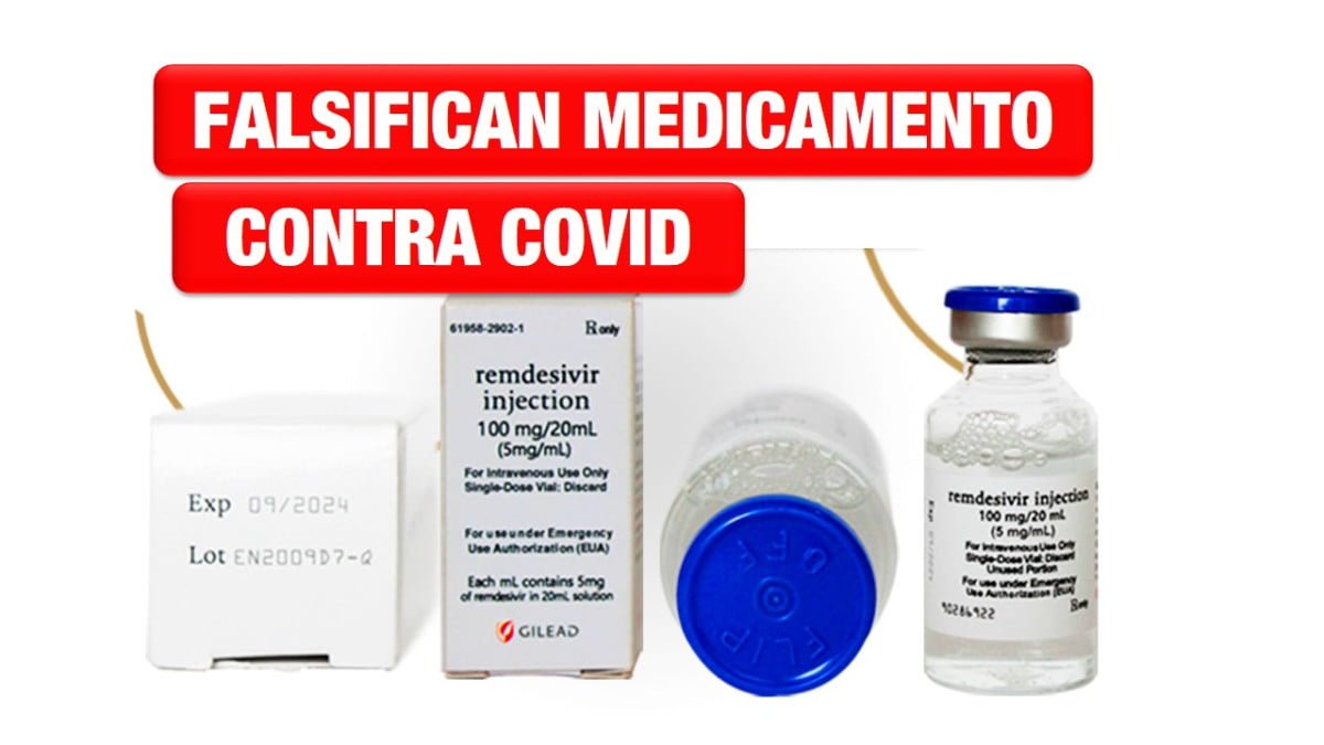 Falsifican medicamento contra el Covid