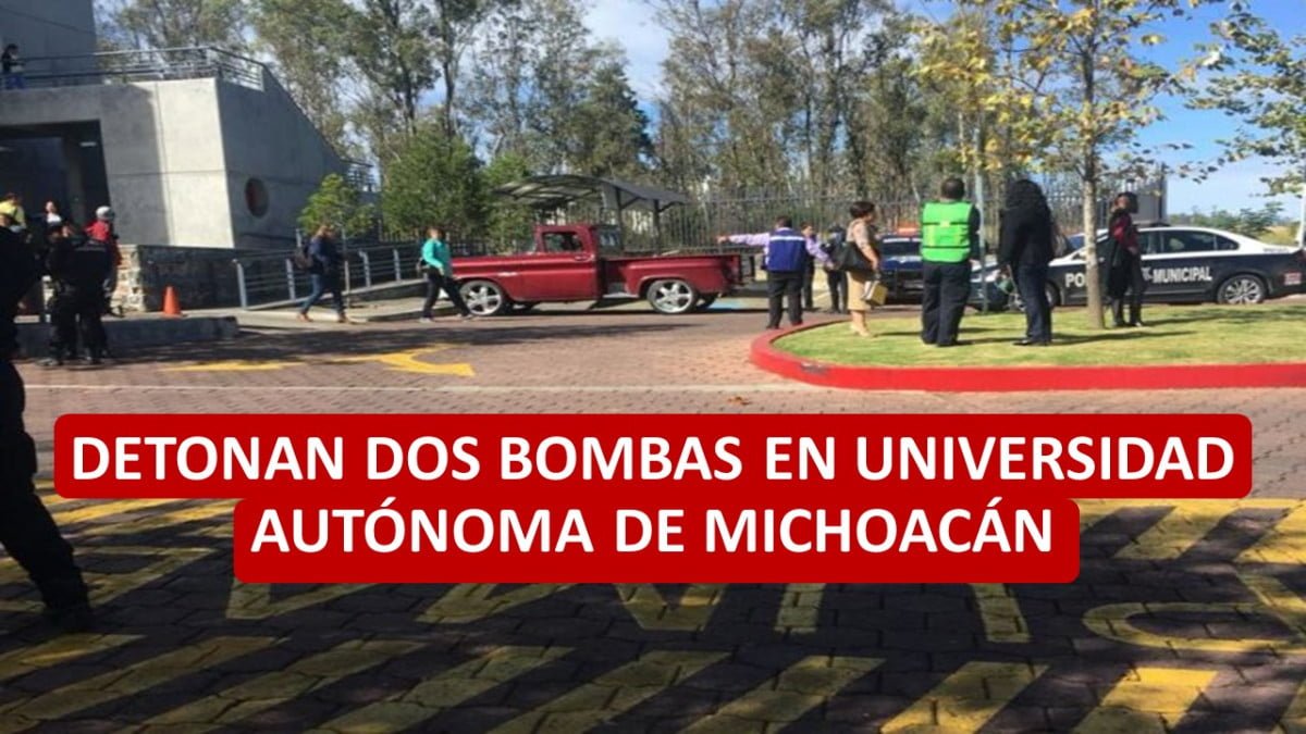 Desalojan Universidad Autónoma de Morelos por explosión de bombas caseras