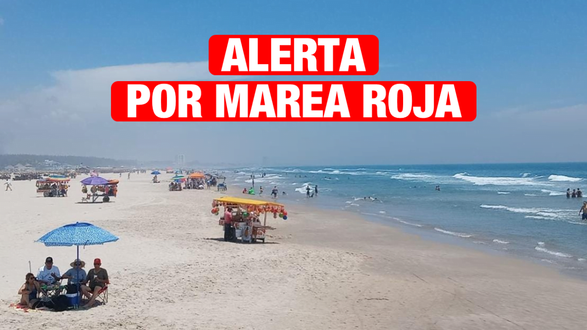 Alerta de marea roja en la Pesca; serán monitoreadas aguas de playa Miramar