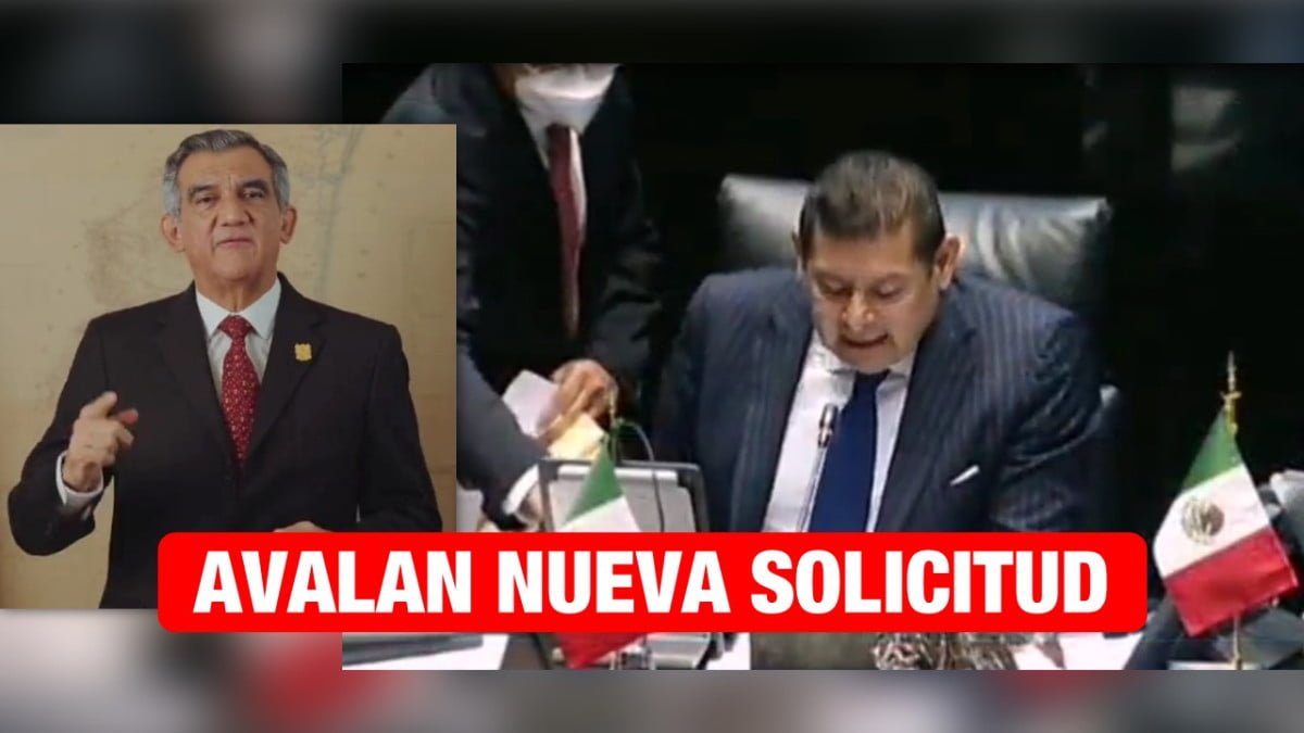 Avalan Senadores nueva solicitud de licencia de Américo Villarreal.