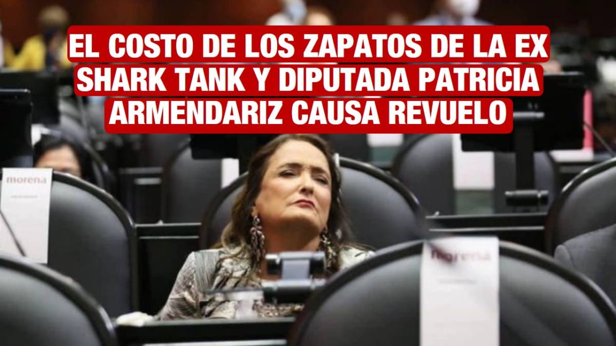 Critican a diputada de MORENA por usar zapatos de 50 mil pesos